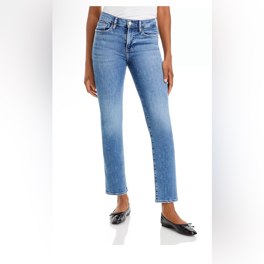 FRAME Le High Rise Straight Ankle Jeans New